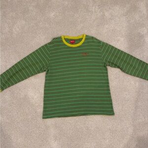Supreme Raised Stripe L/S Top Fall/Winter 2017 Collection Size Large